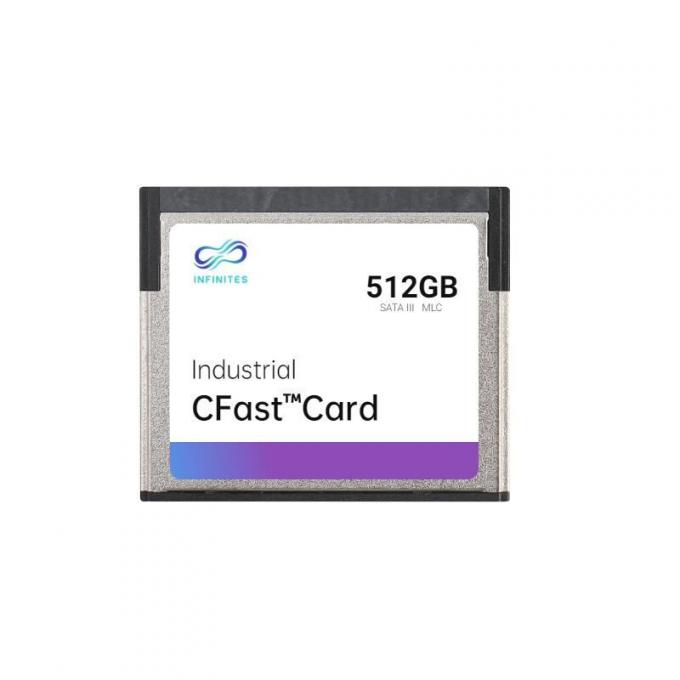 Industrial Cfast Card Hi-Speed 4GB PATA, If35, 4GB, SLC Flash, 0° C to 70° C Small Size Sturdy and Durable High Reliability